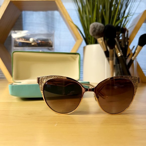 kate spade Accessories - Kate Spade | Gold Cat Eye Sunglasses